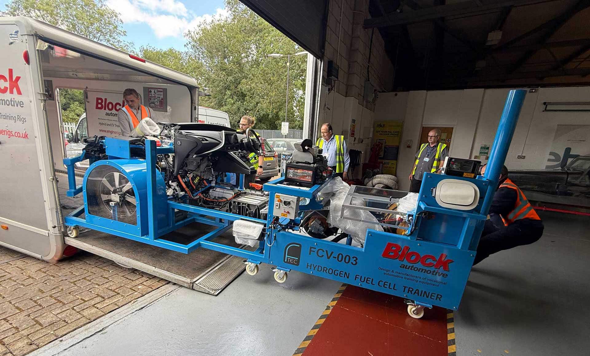 Delivery of F-TEC Hydrogen Fuel Cell Trainer
